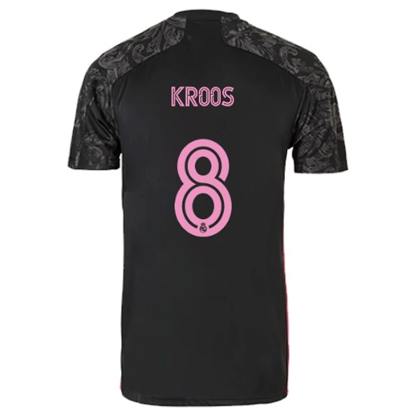 Camiseta Real Madrid 3ª Kit NO.8 Kroos 2020 2021 Negro